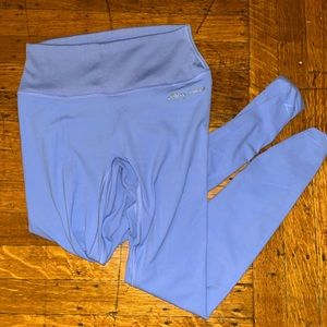 Whitney Simmons x Gymshark V2 light blue leggings